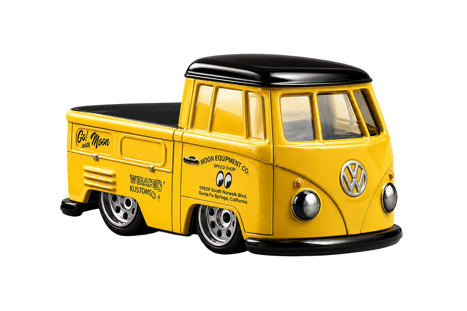 Combi pickup amarilla de la colección