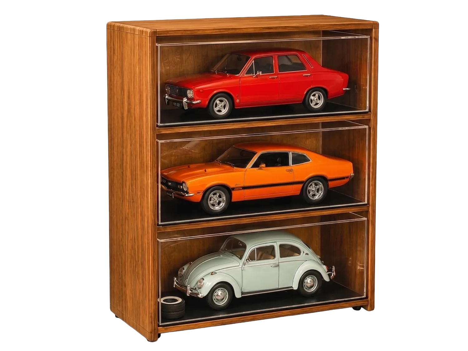 Vitrina de coches a escala